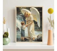 Xieazgsn Pintura de Diamante Adultos Ángel, 5D Ala Diamond Painting Kit Completo, Manualidades Adultos DIY Cristal, Pintura con Diamante Strass Cuadrados, Decoración Pared Casa Regalo 10x15cm, z@731