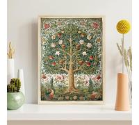 Xieazgsn Pintura de Diamante Adultos Árbol, 5D Fruta Diamond Painting Kit Completo, Manualidades Adultos DIY Cristal, Pintura con Diamante Strass Cuadrados, Decoración Pared Casa Regalo 70x90cm, z@1