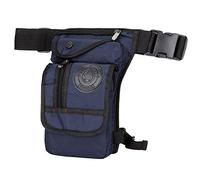 Xieben Nylon Táctica Bolsa De Pierna para Hombre Mujere Motocicleta Crossbody Hombro Bolso de Cintura Riñonera Fanny Pack Paquete Montar Viajes Senderismo Ciclismo Táctico Armada