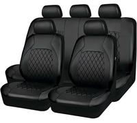 XieBin Funda de Asiento para HYUND New Santafe 2019-, Funda Asiento De Coche Funda Protectora Compatible con Airbags Laterales,Black