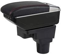 XieBin Reposabrazos del Coche Caja para Ford C-MAX 2007-2016, Reposabrazos de la Consola Central del Coche con Puerto USB