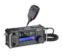 Xiegu Transceptor de radio X6200 HF, receptor portátil HF/50MHz/WFM/AIR con sistema de muestreo directo RF, batería reemplazable de 3200 mAh, pantalla LCD de 4 pulgadas, soporta modulaciones SSB/CW/AM