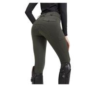 XIEHYA Pantalones De Equitación Pantalones de equitación Silicona Antideslizantes, Secado rápido y Ajustados, for exámenes ecuestres Mallas De Equitación(Green,XS)