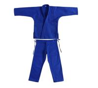 XIEHYA Traje De Judo Trajes de Judo, ropa Karate, for adultos, entrenamiento competición, tela algodón, traje Taekwondo transpirable(Blue,180)