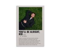 XIEJIANPPOZWE Alex Warren You'll Be Alright, póster infantil para espacios interiores; lienzo adecuado para salas de estar, dormitorios, oficinas y pasillos.