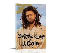 XIEJIANPPOZWE Póster de J. Cole para espacios interiores; lienzo adecuado para salas de estar, dormitorios, oficinas y pasillos.