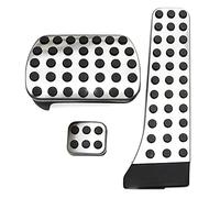 XIEJING Pedales para Coche ¡New Car Styling! Folleto de Freno de Combustible de Gas Pedal Pedal Pedal Cubierta Fit Uso para Mercedes Benz AMG W211 W212 E200 E250 E300 E350 E500 AT Auto Pedal Manual