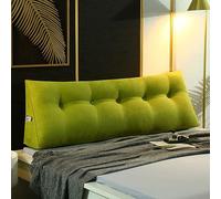 XIEMINLE Almohada de cuña para respaldo de lectura, cojín de apoyo para cabecero, almohada de cama lumbar, cojín triangular de respaldo tamaño King, cojín de cuña para sofá cama con cremallera, 80 x