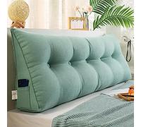 XIEMINLE Almohada lumbar triangular de cabecero para ventana salediza, sofá tatami de dormitorio, reposacabezas de cama, soporte de espalda, cojín de respaldo de lectura, almohada de descanso de