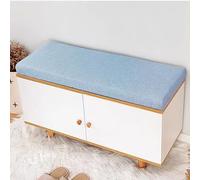 XIEMINLE Almohadilla de asiento para banco de zapatos de 5 cm de grosor, almohadilla larga para silla interior con parte inferior antideslizante, cojín de asiento de banco de comedor de 2/3 plazas,