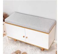 XIEMINLE Almohadilla de asiento para banco de zapatos de 5 cm de grosor, almohadilla larga para silla interior con parte inferior antideslizante, cojín de asiento de banco de comedor de 2/3 plazas,