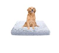 XIEMINLE Cama calmante ortopédica para mascotas, colchón suave para jaula de perro, cómoda alfombrilla de cama para mascotas con funda extraíble lavable para cachorros con parte inferior