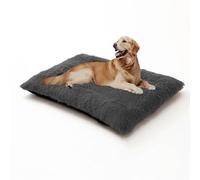 XIEMINLE Cama calmante para perro, alfombrilla cálida para jaula, mullida, antiansiedad, colchón para mascotas, lavable, cojín de felpa para gatos, almohadilla suave para cachorros con parte inferior