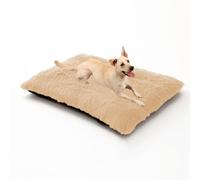 XIEMINLE Cama de felpa para perros, cama cálida para mascotas, lavable, cojín suave y calmante para cachorros, colchón acolchado cómodo con parte inferior antideslizante para perros medianos y grandes