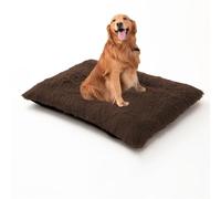 XIEMINLE Cama lavable para perro, mullida, suave, colchón calmante para mascotas, cojín de felpa con funda extraíble, almohadilla cálida para cachorros con parte inferior antideslizante (100 x 70 x 10