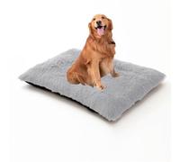 XIEMINLE Cama lavable para perro, mullida, suave, colchón calmante para mascotas, cojín de felpa con funda extraíble, almohadilla cálida para cachorros con parte inferior antideslizante (100 x 70 x 10