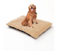 XIEMINLE Cama lavable para perro, mullida y suave, colchón de almohada calmante para mascotas, cama de felpa para mascotas con funda extraíble, almohadilla cálida para cachorros con parte inferior