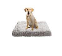 XIEMINLE Cama ortopédica para perros, colchón de felpa para mascotas, cojín para jaula, alfombrilla calmante para cachorros con funda extraíble, almohadilla para perros pequeños, medianos y grandes