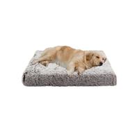 XIEMINLE Cama ortopédica para perros, colchón esponjoso antiansiedad para perros con funda extraíble, cama de felpa cálida para mascotas, cama lavable para mascotas con parte inferior antideslizante