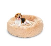 XIEMINLE Cama ortopédica para perros, mullida y circular para mascotas, cojín de felpa antiansiedad, cálido, nido de mascotas, lavable, redondo, colchón para cachorros, dona, tapete suave para gatos