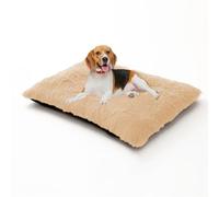 XIEMINLE Cama para perro, colchón cálido para mascotas, suave, esponjoso, antiansiedad, cojín lavable para mascotas con funda extraíble, almohadilla de felpa para cachorros con parte inferior