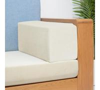 XIEMINLE Cojín de apoyo para brazos de sofá, almohada personalizada para reposabrazos con cremallera, cojín acolchado suave para cabecera, almohadilla de colchón para relleno de espacio de cama (120 x