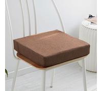 XIEMINLE Cojín de asiento para silla, cojín elevador antideslizante, almohadilla para sillas de comedor, sofá, sala de estar, cojines cuadrados para silla de cocina con funda extraíble (50 x 50 x 8