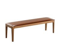 XIEMINLE Cojín para banco de comedor, cojín de cuero para asiento de muebles de 2, 3, 4 plazas, cojín de asiento impermeable para ventana de bahía, cojín de sofá con cremallera para silla columpio