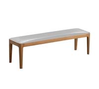 XIEMINLE Cojín para banco de comedor, cojines de cuero para asiento de muebles de 2, 3, 4 plazas, cojín de asiento impermeable para ventana de bahía, cojín de sofá con cremallera para silla de