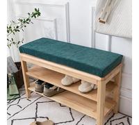 XIEMINLE Cojín para banco de zapatos, almohadilla antideslizante para asiento de muebles con funda extraíble, cojín lavable de 5 cm de grosor para columpio tatami, silla de comedor (180 x 40 x 5 cm,