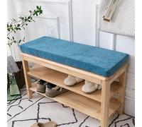 XIEMINLE Cojín para banco de zapatos, almohadilla antideslizante para asiento de muebles con funda extraíble, cojín lavable de 5 cm de grosor para columpio tatami, silla de comedor (150 x 30 x 5 cm,