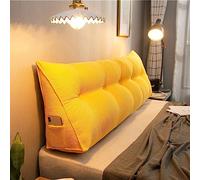 XIEMINLE Cojín triangular para respaldo de lectura, cojín de cabecera, almohadas de cuña tamaño king, cojín de apoyo para respaldo, almohada lumbar para cama, sofá, reposo, lectura, 150 x 50 x 25 cm,