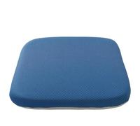 XIEMINLE Cojines para silla de comedor con lazos de espuma viscoelástica para cocina, interiores y exteriores, cojín de asiento cuadrado antideslizante, para oficina, jardín y patio (35 x 35 x 4 cm