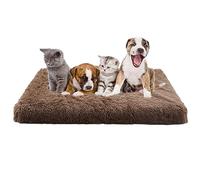 XIEMINLE Colchón para perro, cama grande para perro, sofá cama ortopédica mediana para perro con funda extraíble, colchón calmante para jaula de perro, cojín para perro con parte inferior