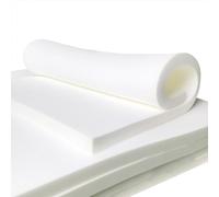 XIEMINLE Espuma blanca de alta densidad para tapicería, cojines de repuesto, acolchado grueso cortado a medida, espuma firme para silla de comedor, ventana, asiento y sillones (grosor de 3 cm, 60 x 30