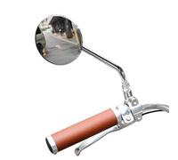 XIFOWE - Espejo de bicicleta de metal para manillar de revista, espejo de crucero, bicicleta, espejo eléctrico, espejo lateral, espejo de acero para las piezas de bicicleta retro