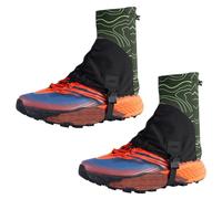 XIGACGEH Trail Gaiters - Calzado protector transpirable | Protector para correr, senderismo, carreras de senderos, impermeables, polainas de tobillo bajo para senderismo y caminata
