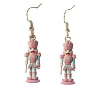 XIGAWAY Pendientes acrílicos hechos a mano de soldado de Navidad para mujeres y hombres, aretes colgantes de personajes navideños (colección de primavera 2025), S, Acrílico, Sin piedra preciosa