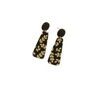 XIGAWAY Pendientes colgantes acrílicos de Halloween, calabaza, fantasma, bandera estadounidense y mariposa con detalles asimétricos (varios colores), S, Acrílico, Sin piedras preciosas