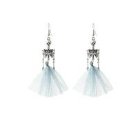 XIGAWAY Pendientes colgantes de esqueleto para mujer, aleación de zinc, geométricos, para Halloween, joyería de oreja de hueso gótico oscuro, S, Zinc, Sin piedra preciosa