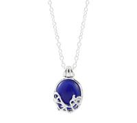 XIGAWAY The Vampire Diaries - Collar de piedra de ojo de gato inspirado en Katherine, colgante de aleación azul con cadena de serpiente para mujeres y hombres, 1, Metal, No es una piedra preciosa