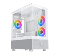 Xigmatek Alphard M Arctic - Carcasa para Ordenador Mini Tower, Color Blanco