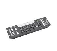 Xigner Controlador DMX de 192 canales, controlador DJ 512 para control de luz DMX, lámpara de escenario DMX, equipo de operador para fiestas, DJ, discoteca y lámpara de escenario (negro)