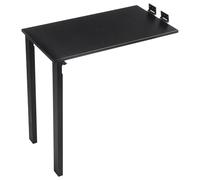 Xigner Mesa plegable de pared de 75 x 40 cm, ahorra espacio, mesa de pared plegable, robusta mesa de cocina, mesa de comedor, escritorio para cocina, salón, habitación infantil, estudio (negro)