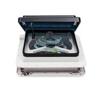 Xigner Ventilación para caravana: ventilador de techo de 12 V, extractor reversible, techo de caravana con iluminación LED, para caravanas y caravanas, escotilla