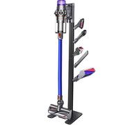 XIGOO - Soporte de almacenamiento para aspiradoras inalámbricas Dyson V11 V10 V8 V7 V6 y accesorios, organizador de metal estable, color negro cepillado