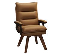 XIGOUZIQU Silla Tocador, Oficina y Tocador, Asiento for Tocado con Respaldo for Oficina, Comedor(Brown2)