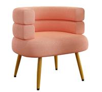 XIGOUZIQU Taburete de Tocador Asiento for Tocado con Respaldo for Estudio, Dormitorio, Oficina en Casa,Disponible en una Variedad de Colores.(Pink2)