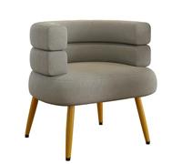 XIGOUZIQU Taburete de Tocador Asiento for Tocado con Respaldo for Estudio, Dormitorio, Oficina en Casa,Disponible en una Variedad de Colores.(Gray2)