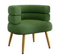 XIGOUZIQU Taburete de Tocador Asiento for Tocado con Respaldo for Estudio, Dormitorio, Oficina en Casa,Disponible en una Variedad de Colores.(Green2)